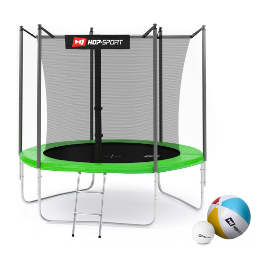 Купить Батут  Hop-Sport 8FT 244 см green с внутренней сеткой  в Киеве - фото №1